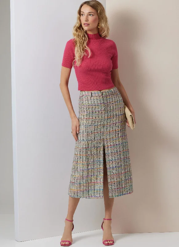 Vogue Skirt V2032 velvet skirt plush