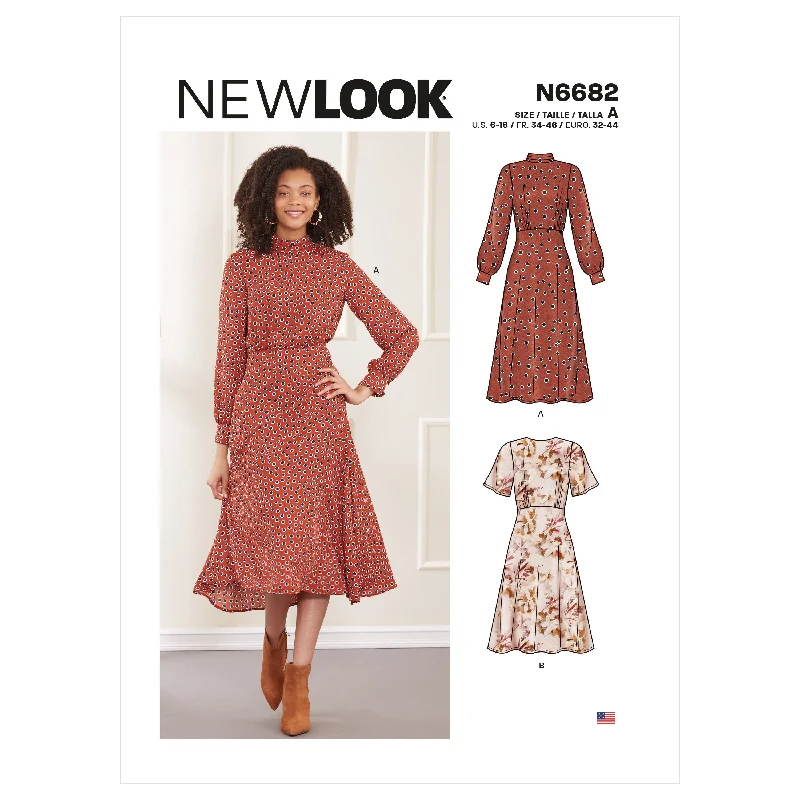 Newlook Pattern N6682 Misses' Dresses Tunics Luxurious high-end