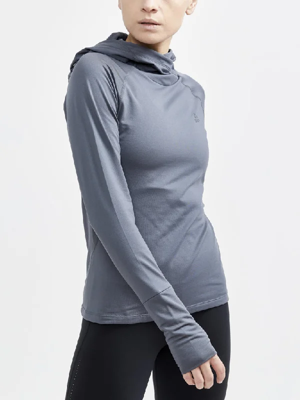 Women's ADV Charge Hooded Sweater (Norit) Jersey Fabric Tulle Fabric Batik Fabric