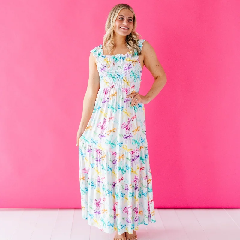 You Bow Me Away Women's Dress Off-the-shoulder Chic Trendy