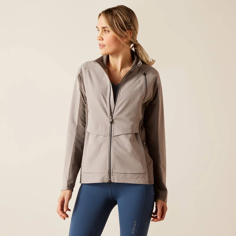 Ariat Breathe Deep Jacket Zinc Nylon Jacket Polyester Jacket Spandex Jacket
