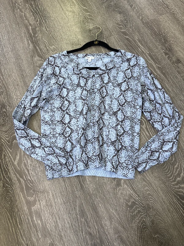 Minnie Rose Snake V Neck Sweater - Small Slim Fit Regular Fit Oversized