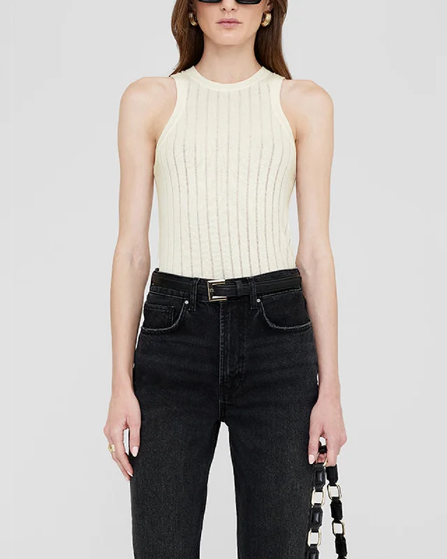 Noel Racer Wool Tank cropped tank top