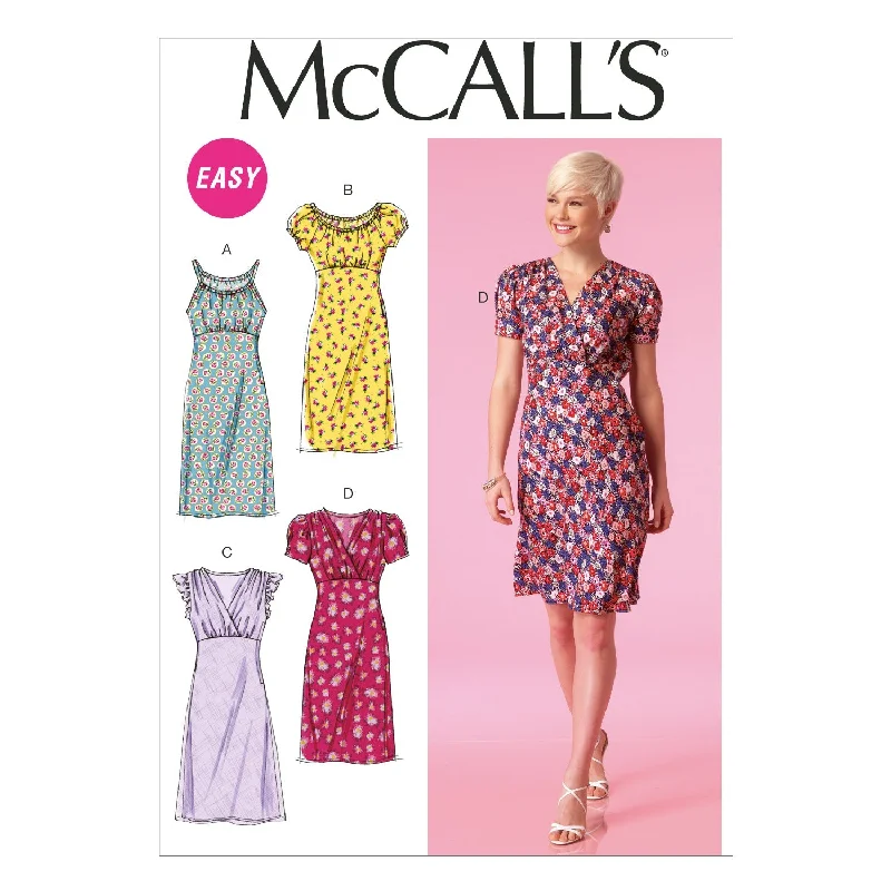 McCall's Pattern M7116 Misses' Dresses Tunics Prom sequined
