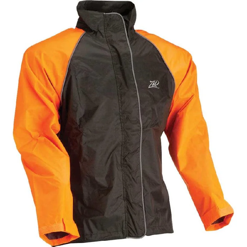 Z1R Women's Waterproof Jacket - Orange Cotton Fabric Linen Fabric Terry Fabric