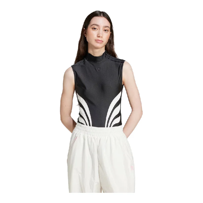 adidas Women's Atlanta Sleeveless Bodysuit Trendy Sculpting Bodysuit