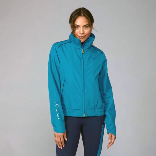 Toggi Gibson Waterproof Jacket Peacock Blue Welt Pockets Slit Pockets Flap Pockets