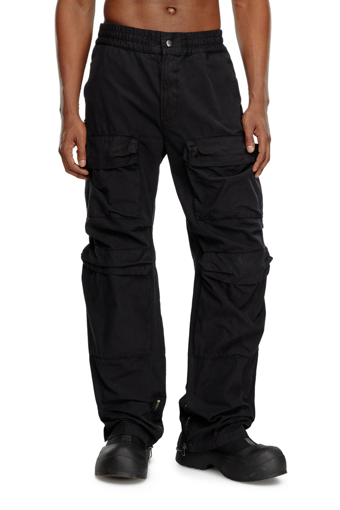 Cargo pants in garment-dyed twill Trendy Printed Leggings