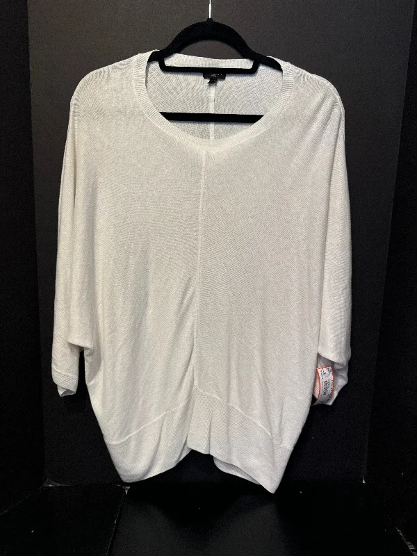 Talbots Batwing Sweater - size 2X Herringbone Houndstooth Plaid