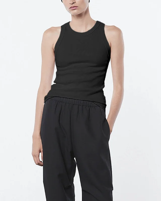 Rib Sheath Tank pastel tank top