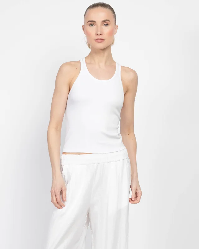 Rib Racerback Tank vibrant tank top