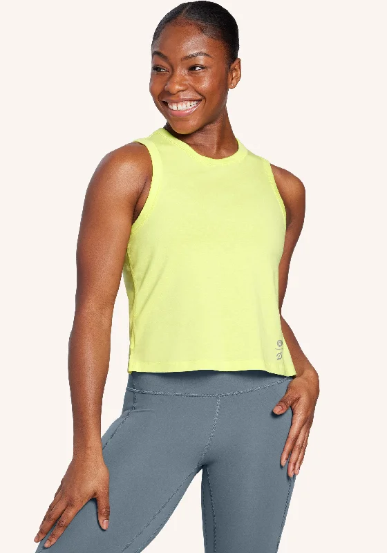 Classic-Fit Cotton-Blend Tank Top baby blue tank