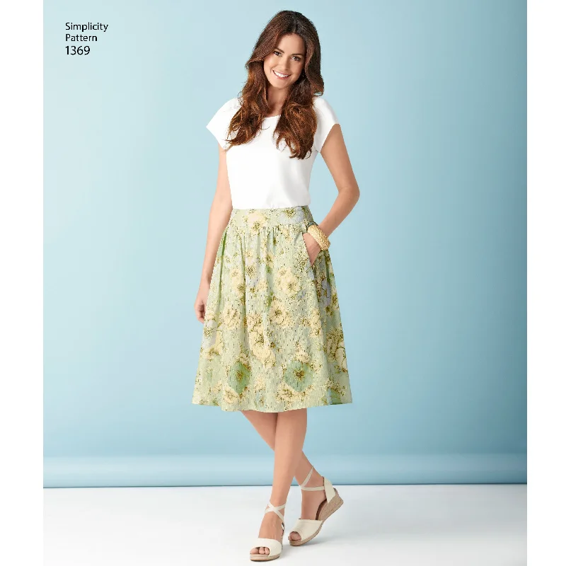 Simplicity Skirt S1369 leather skirt sleek