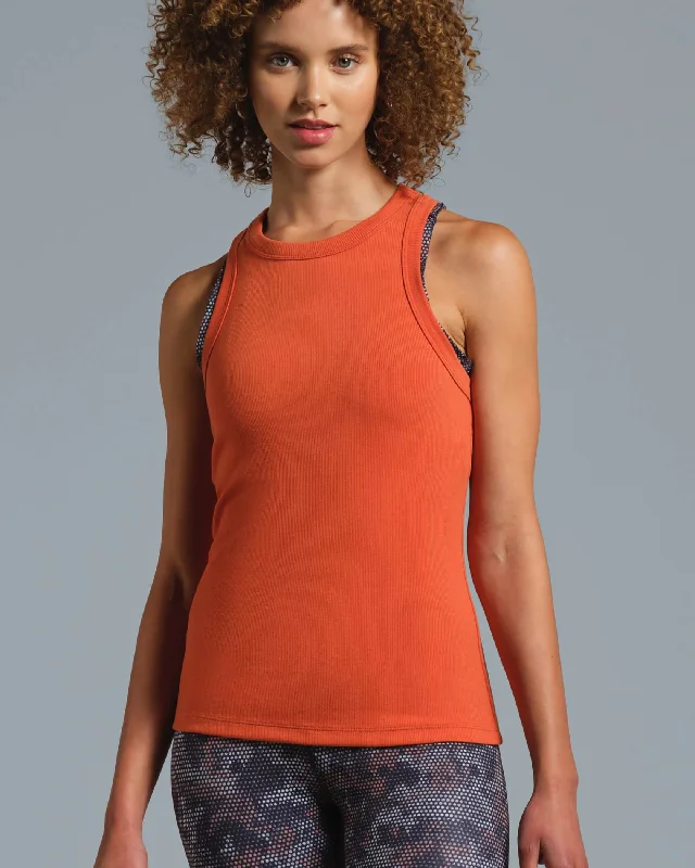 Women's Rib Knit Tank soft tank top