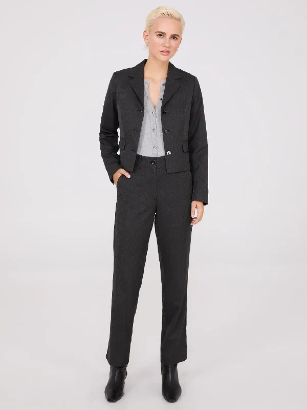 Herringbone Straight Leg Pants Lightweight Jogger Pants