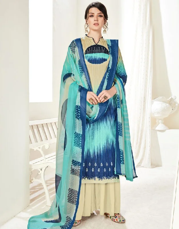 Multi Pure Zam Cotton Palazzo Dress Tunics Handmade artisanal