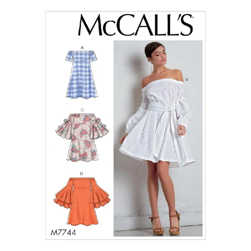 McCall's Pattern M7744 Misses' Dresses and belt Tunics Practical durable