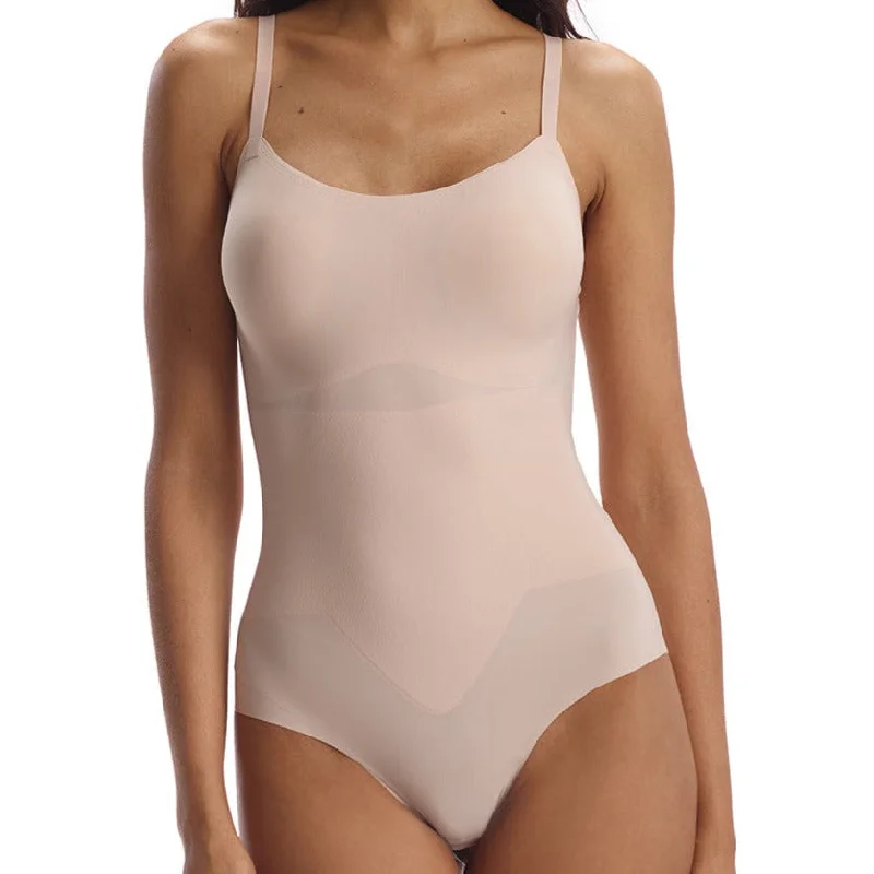 Zone Smoothing Bodysuit Stylish Bodysuit with Cross Front