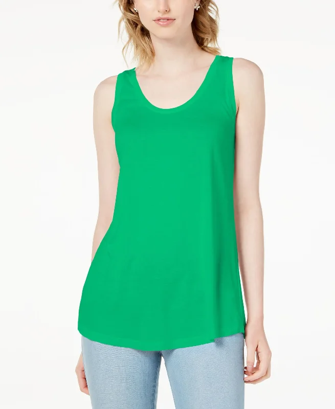 Maison Jules Scoop Neck Tank sexy tank top
