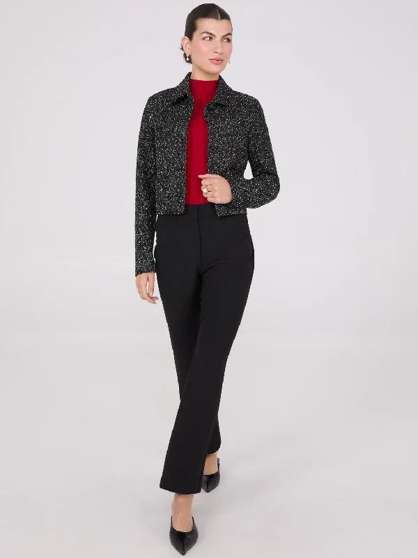 Slant Pocket Regular Length Pants High-Waist Jogger Pants