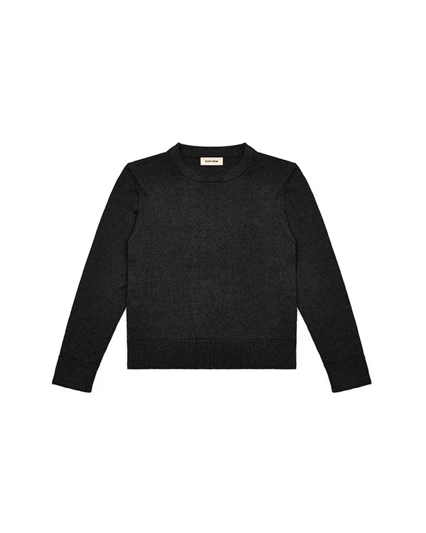 Basic Sweater Ribbed Striped Patterned