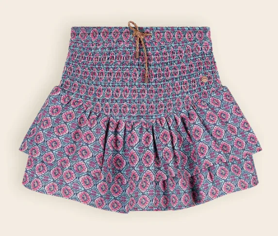 Nami Print Skirt leather skirt modern