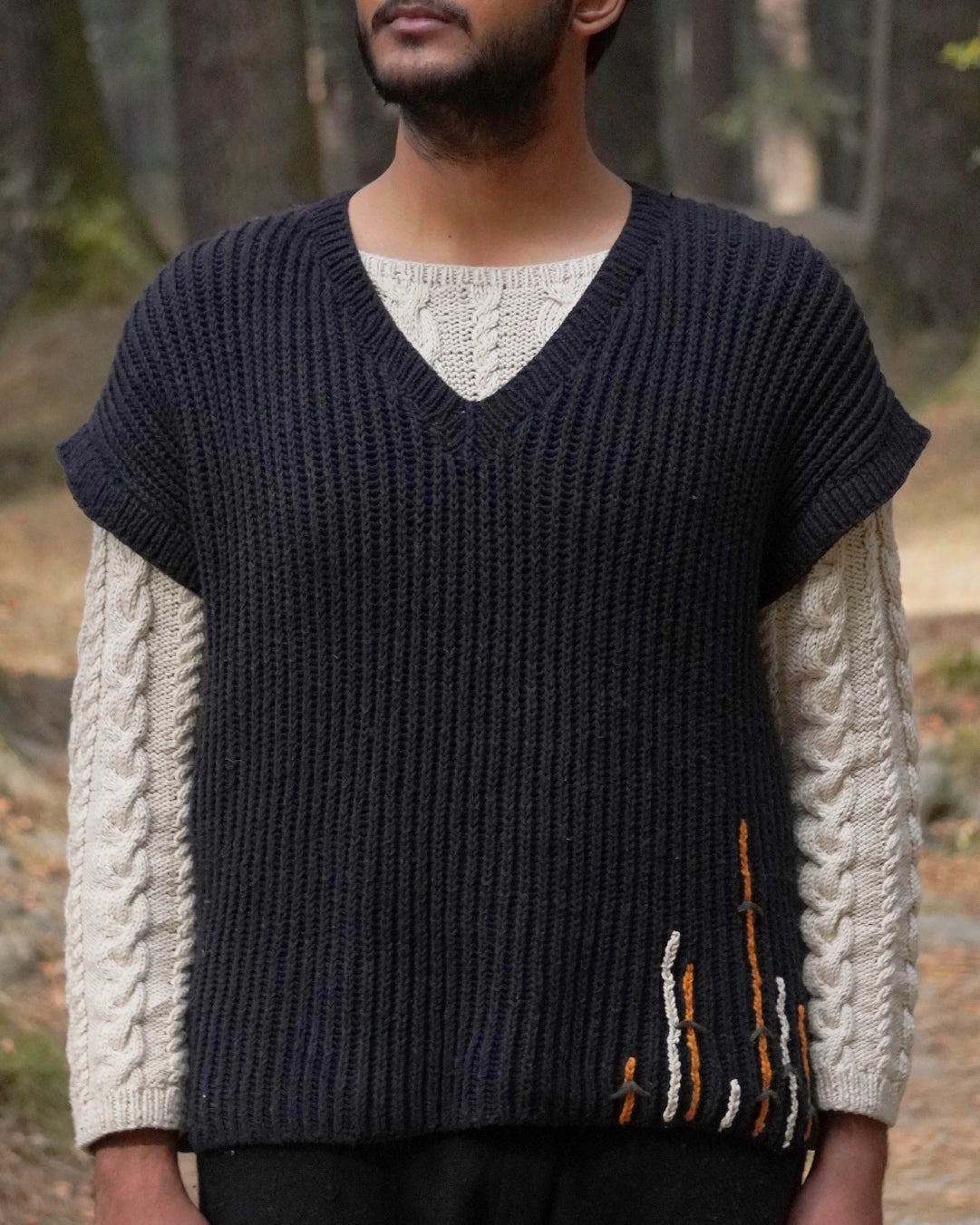 All Gender Sweater Vest Fleece Sweater Nylon Polyester