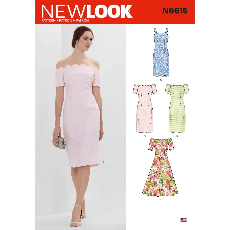 Newlook Pattern N6615 Misses' Dresses Tunics Winter warm