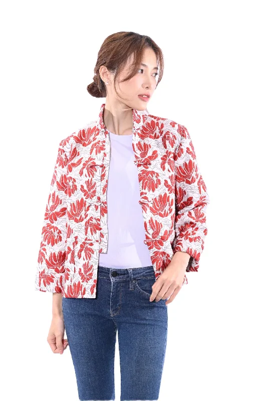 Line & Curve Jacket YL246Q-1 Belted Jacket Elasticated Jacket Padded Jacket