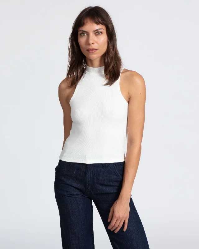 Mock Neck Tank Top seamless tank top