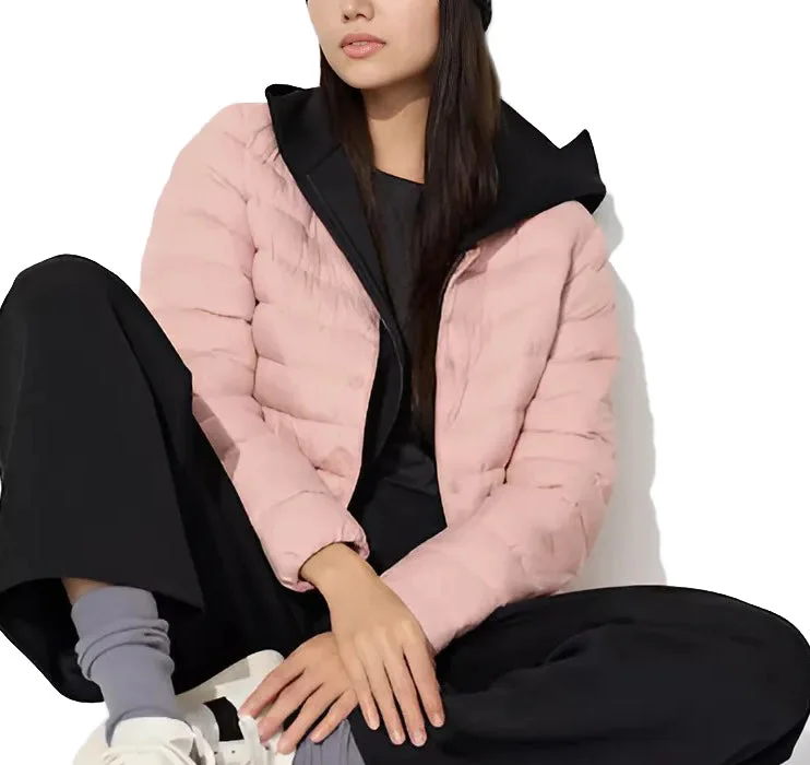 Uniqlo Women's Pufftech Compact Jacket 12 Pink Nylon Fabric Polyester Fabric Spandex Fabric