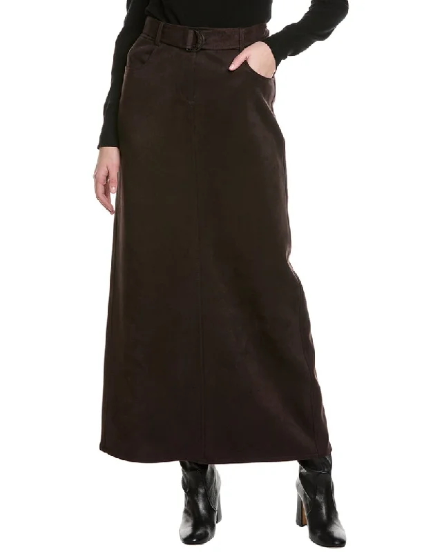 Kenneth Cole Belted Maxi Skirt pencil skirt chic