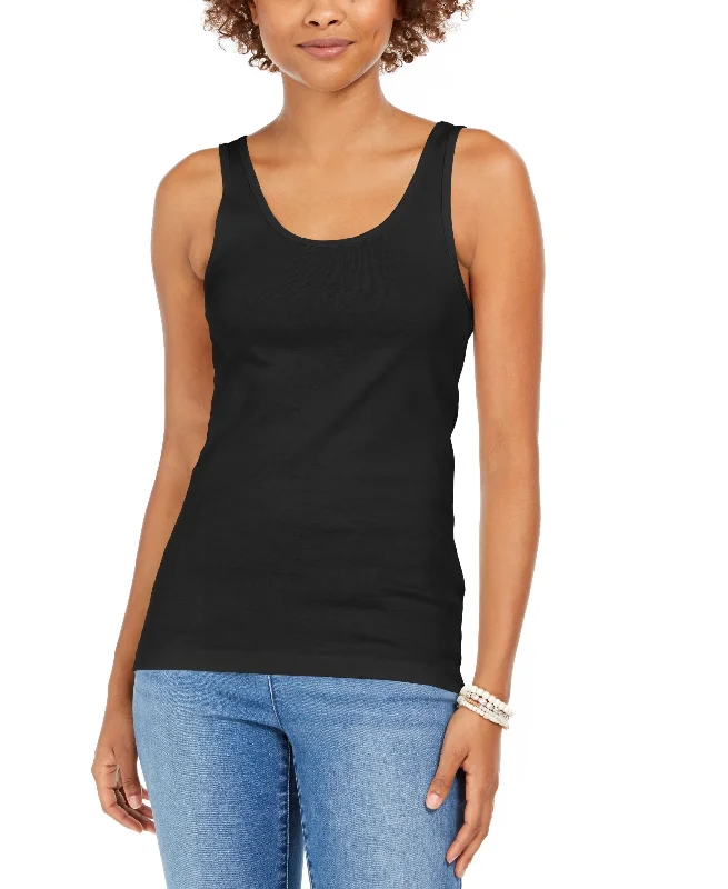 Style & Co Petite Cotton Tank Top trendy tank top