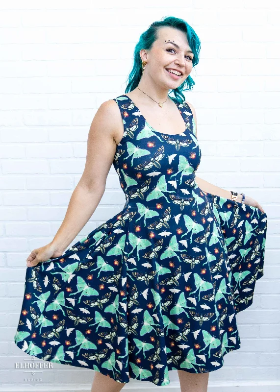 Essential Knee Length Dress - Moth Queen