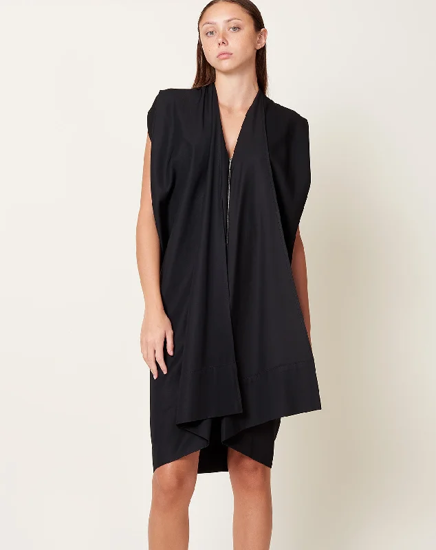 Foil Dress in Black