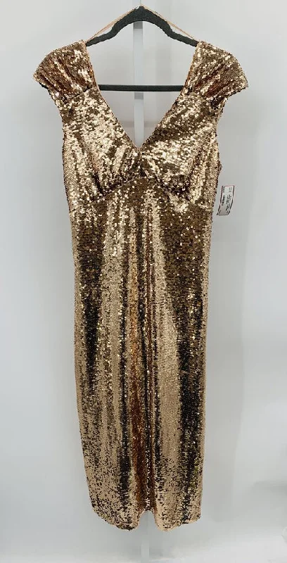 Adelyn Rae Formal Dress Gold M