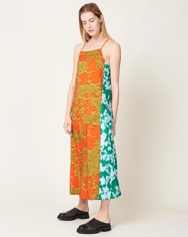 Contrast Floral Slip Dress in Fire & Ice Floral