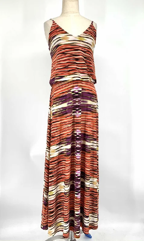 Veronica M. Dress Red/Purple S