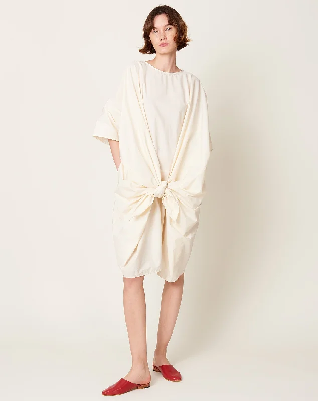 Bow Dress in Cream