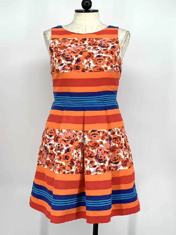 Plenty: Tracy Reese Dress Orange/Blue 10