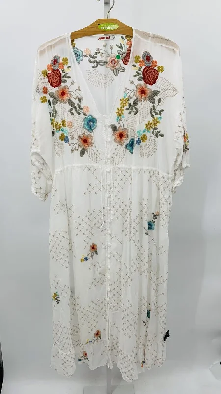 Johnny Was Dress Plus White/Multi XXL