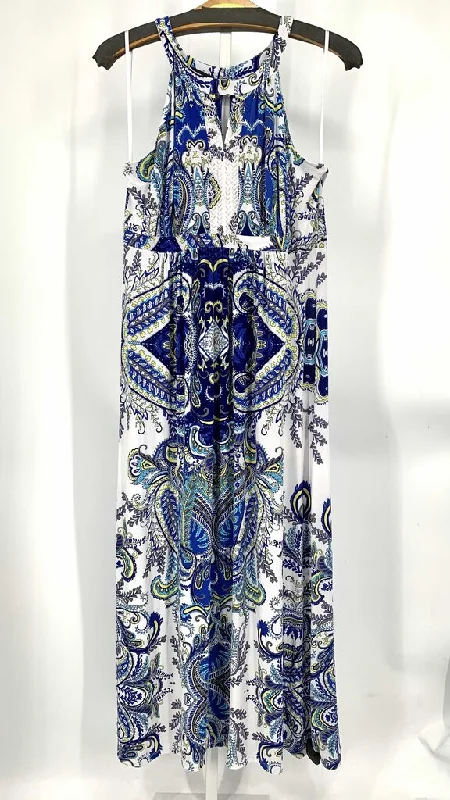 INC Dress Plus Blue/Yellow 1X