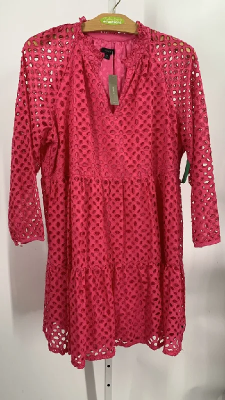 J. Crew Dress Plus Pink XXL