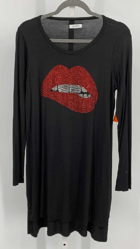 Lauren Moshi Dress Black/Red M
