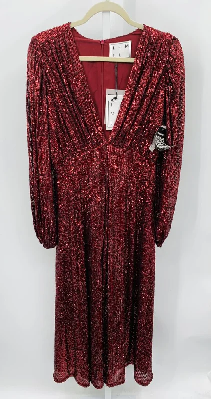 ITMFL Formal Dress Burgundy L
