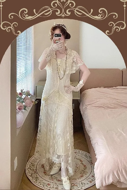 1920s Gatsby Style Lace Dress