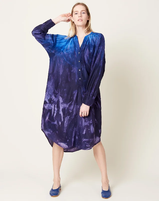 Poet Dress in Midnight