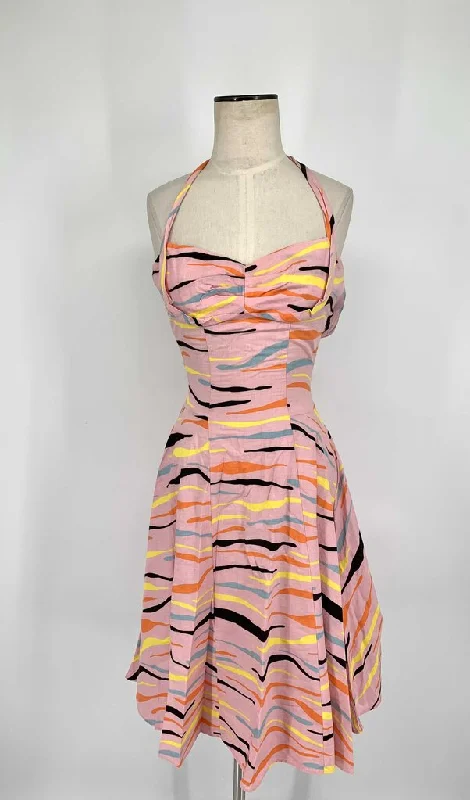 Bernice Dexter Dress Pink Multi Stripe XS/S