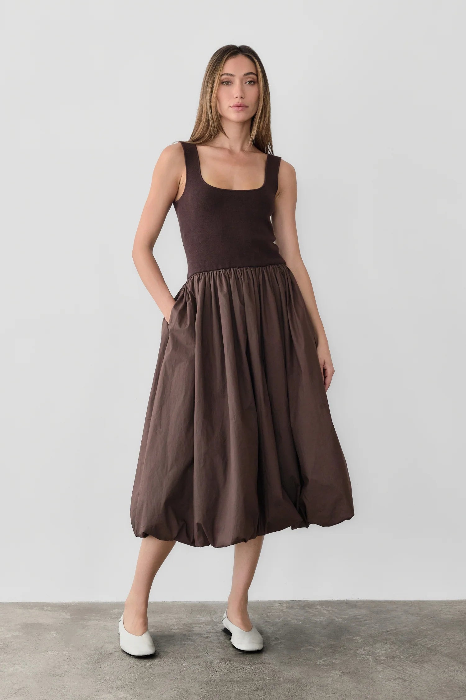 Mod Ref - The Bella Dress | Brown