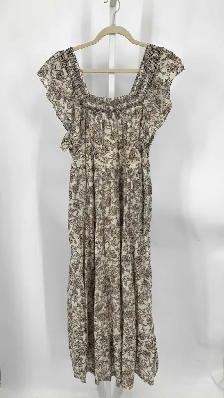 Free People Dress Ivory/Peach M